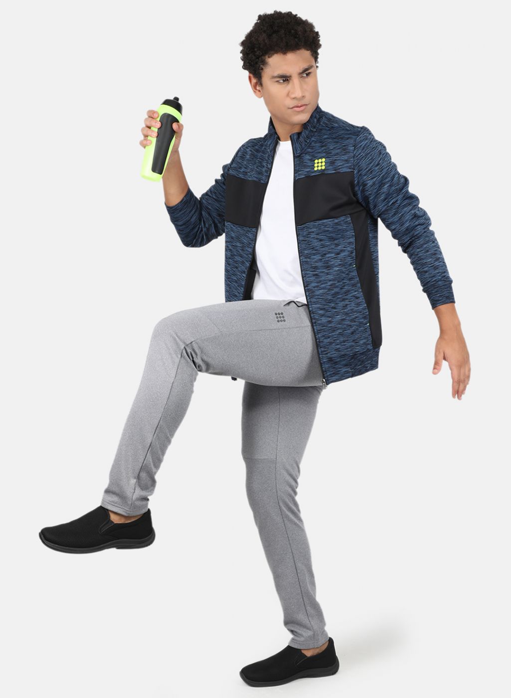 Rock.it Men Navy Blue Printed Sweatshirt