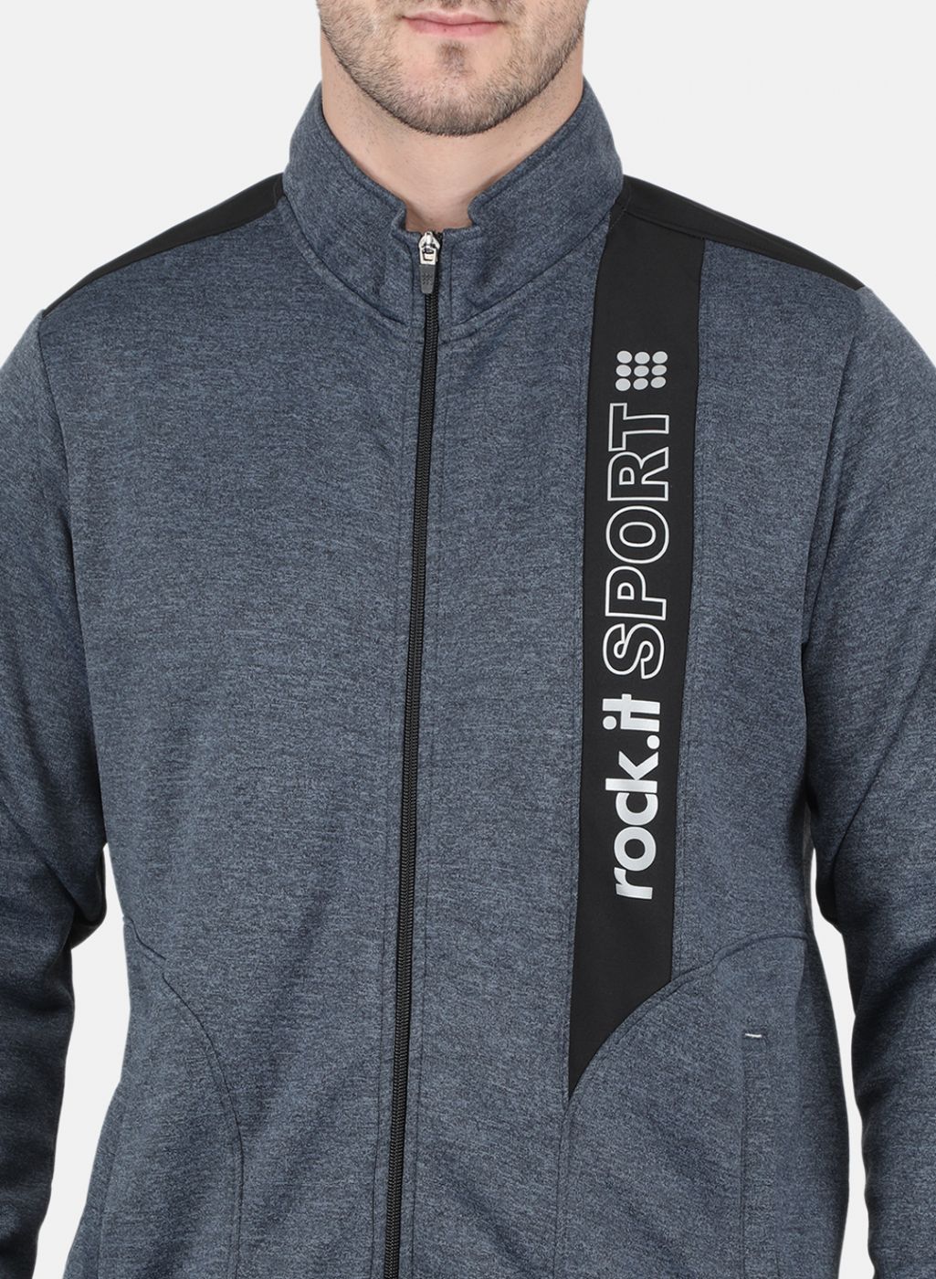 Rock.it Men Grey Printed Sweatshirt