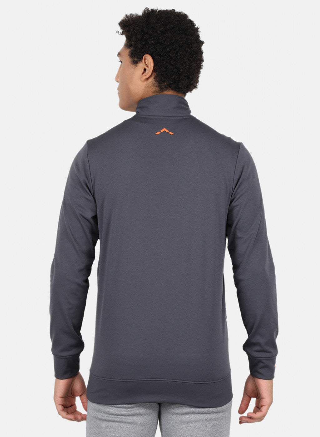 Rock.it Men Grey Solid Sweatshirt