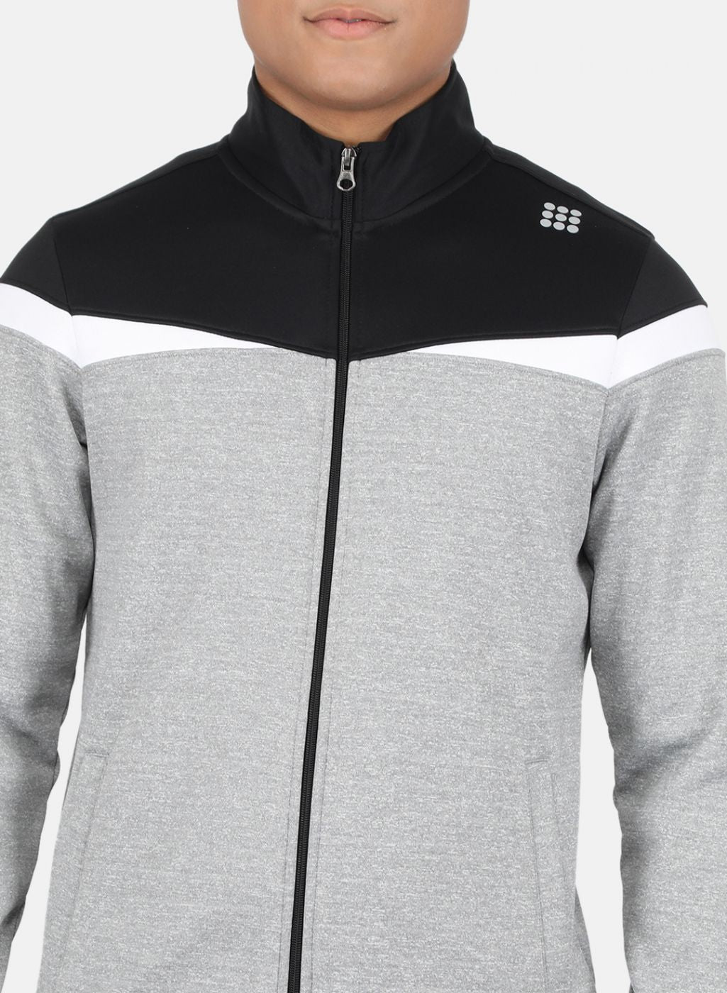 Rock.it Men Grey Solid Sweatshirt