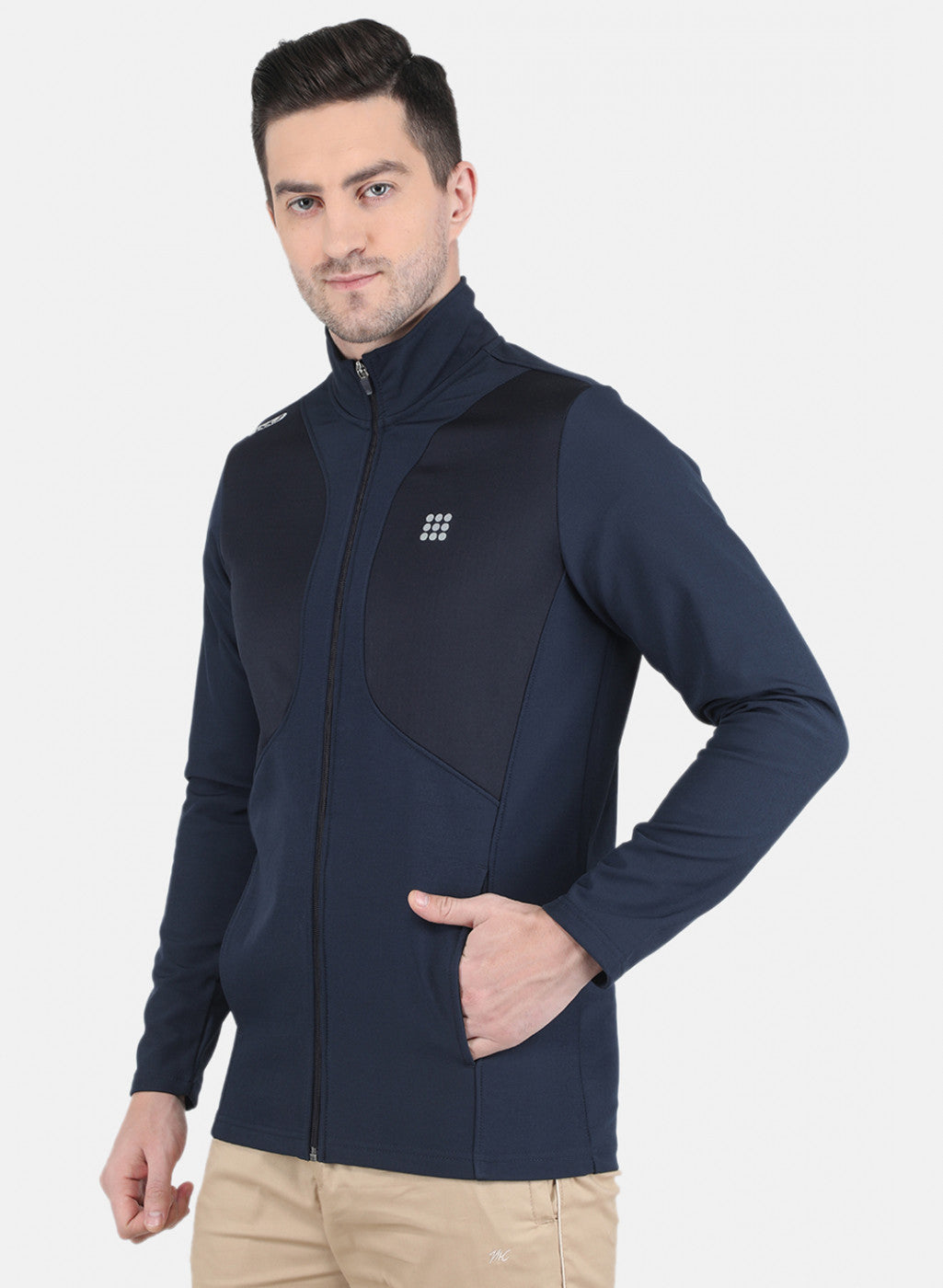 Rock.it Men Blue Solid Sweatshirt