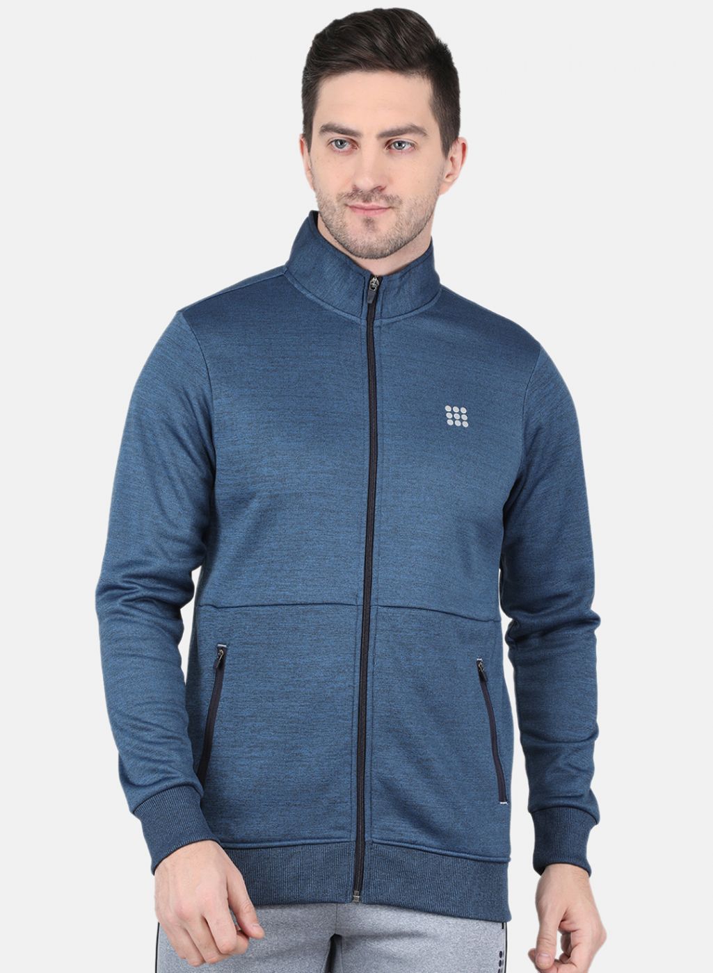 Rock.it Men Navy Blue Printed Sweatshirt