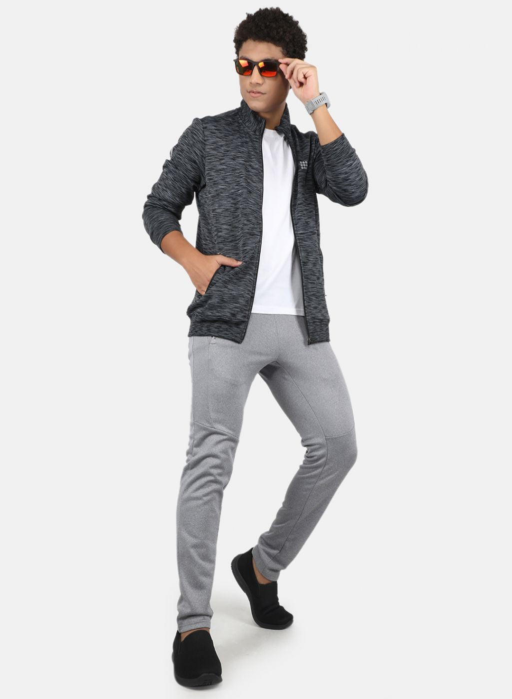 Rock.it Men Black Printed Sweatshirt