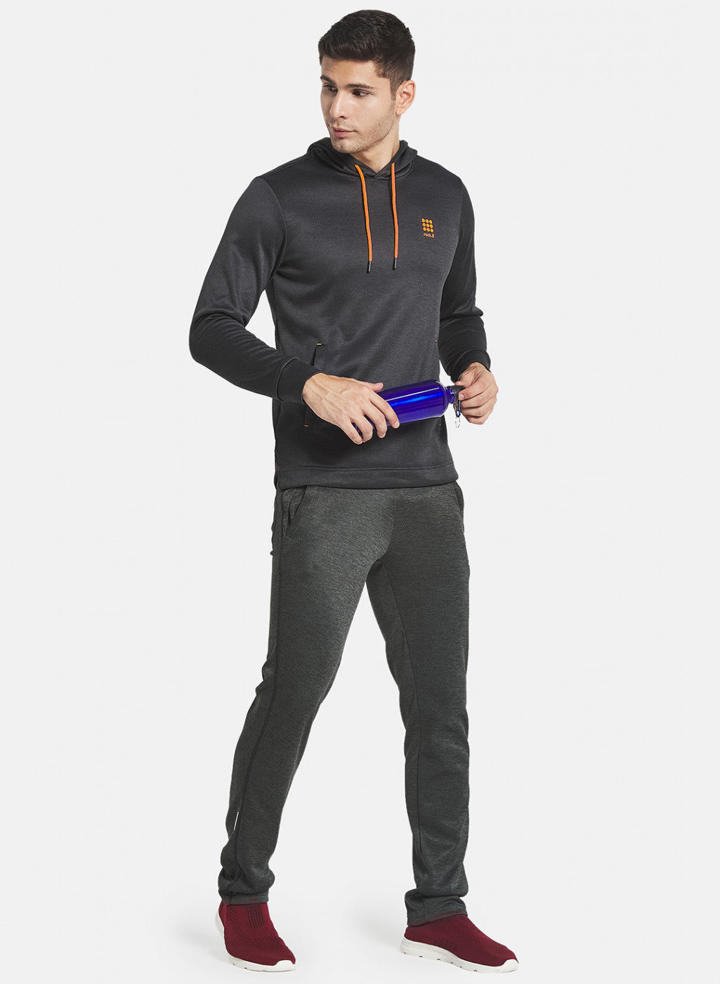 Rock.it Men Black Solid Sweatshirt