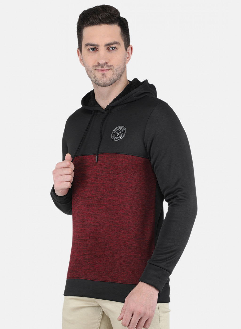 Rock.it Men Black Solid Sweatshirt