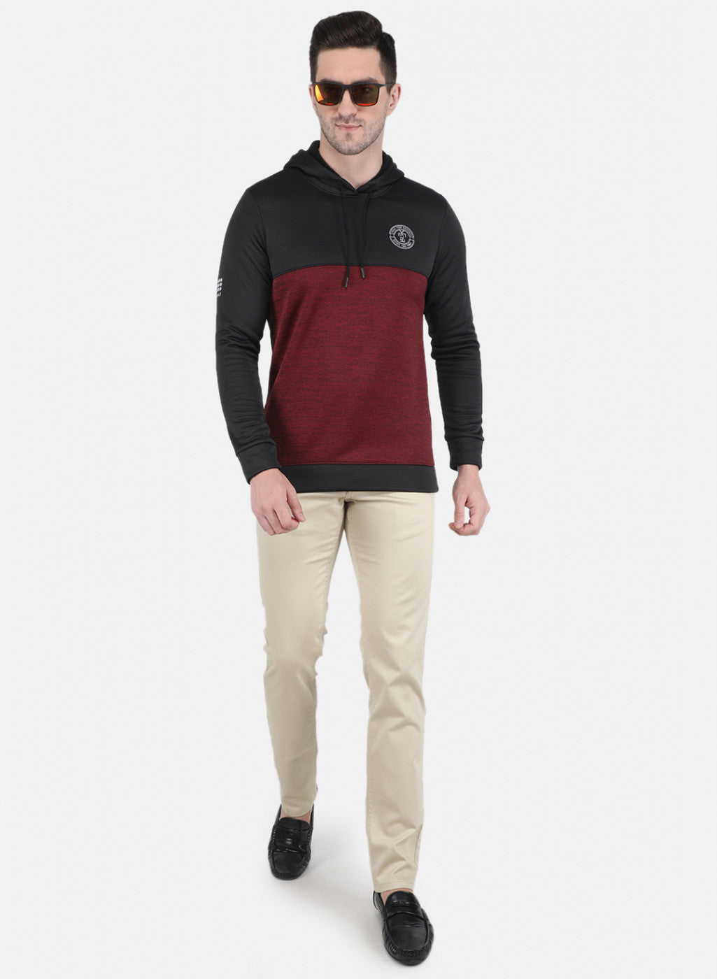 Rock.it Men Black Solid Sweatshirt