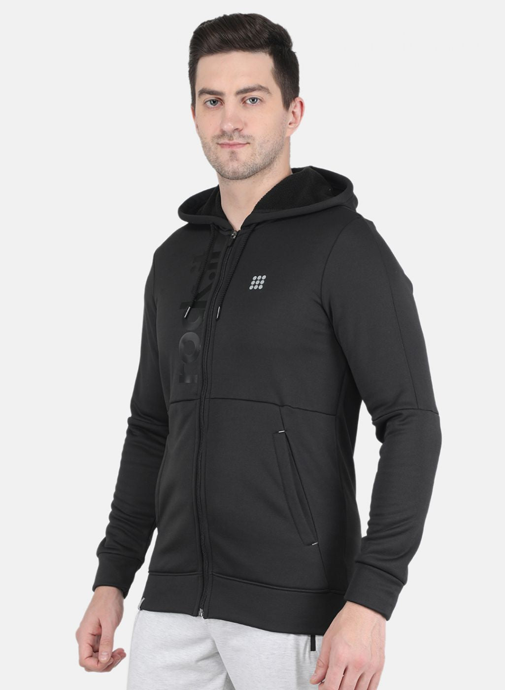 Rock.it Men Black Printed Sweatshirt