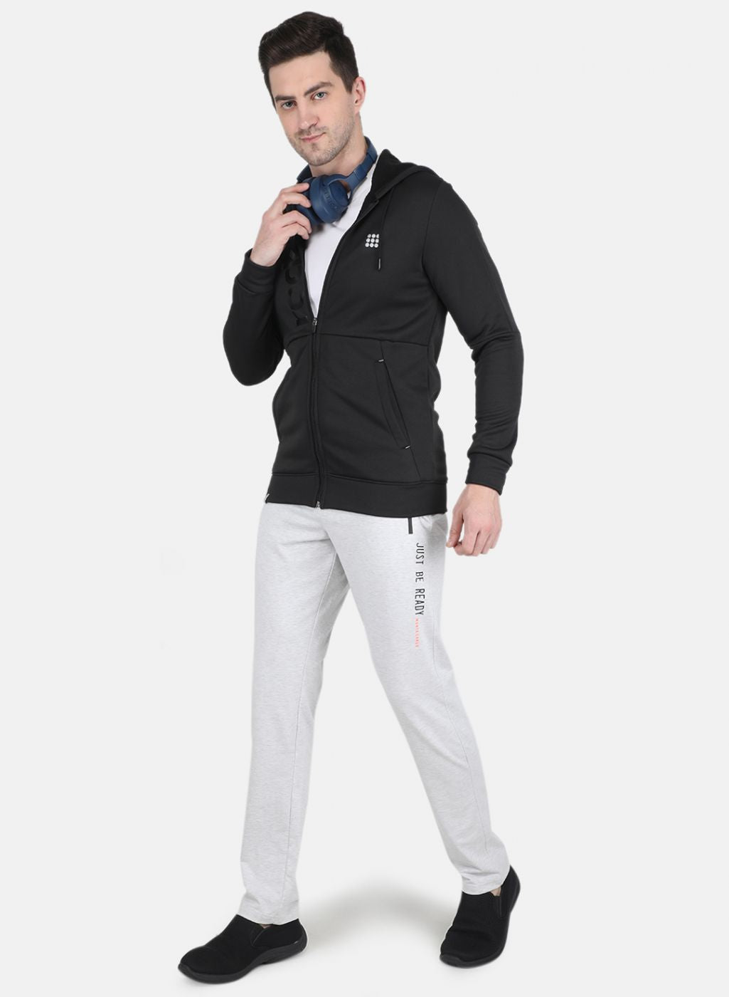 Rock.it Men Black Printed Sweatshirt