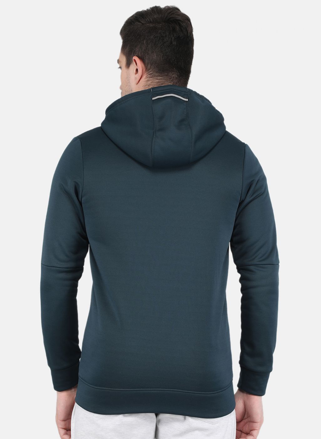 Rock.it Men Teal Blue Printed Sweatshirt