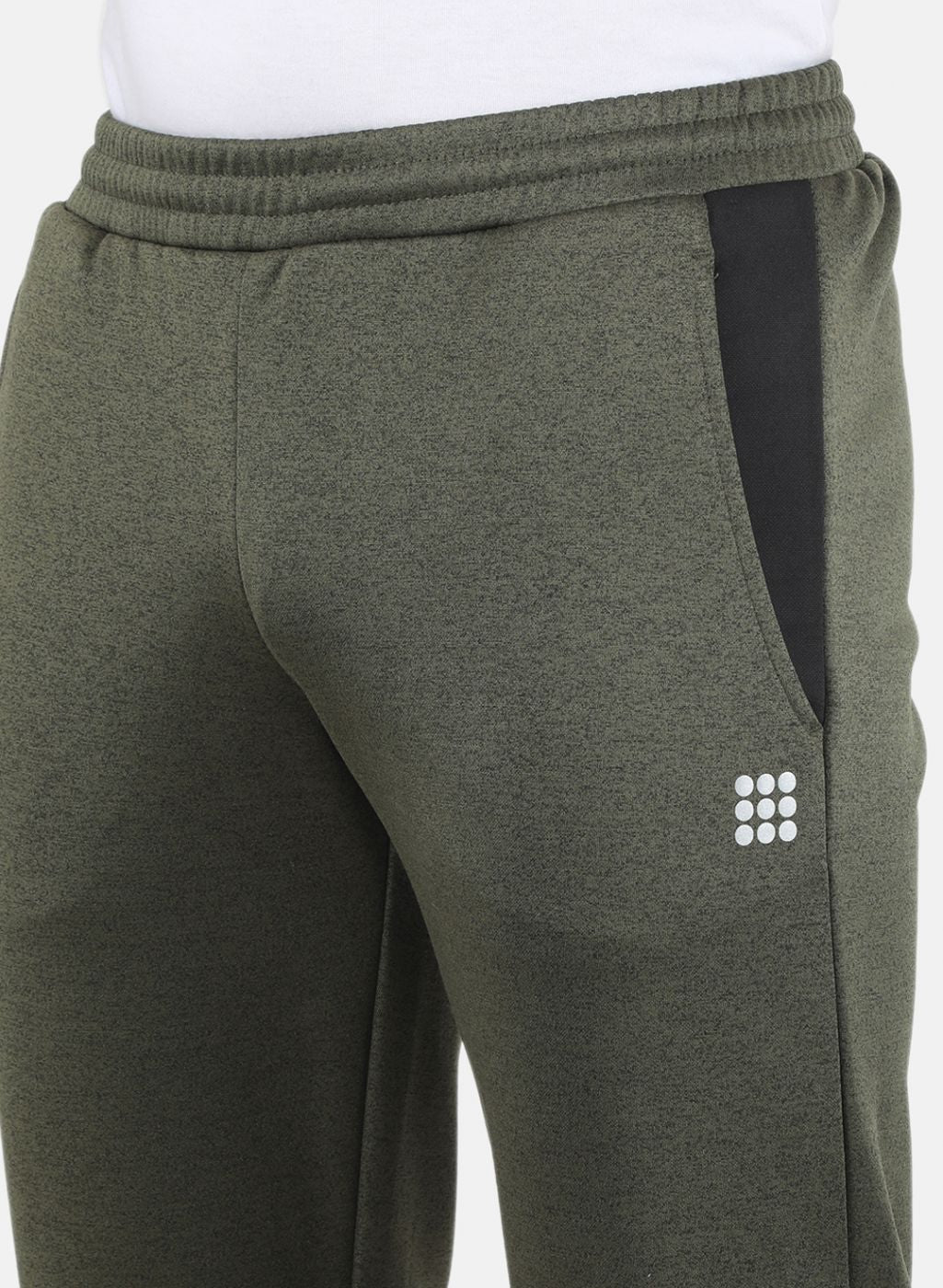 Rock.it Men Olive Solid Tracksuit