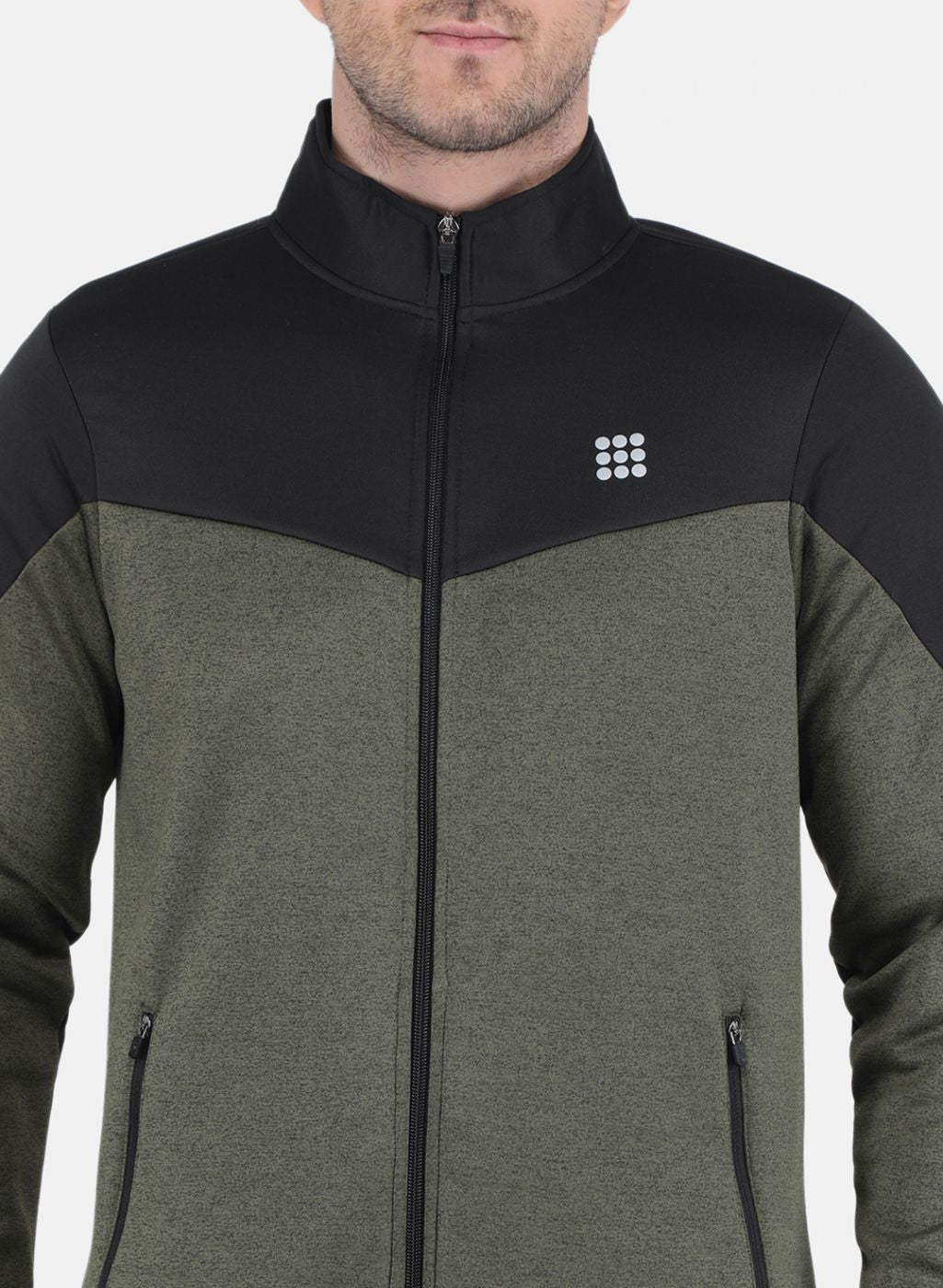 Rock.it Men Olive Solid Tracksuit