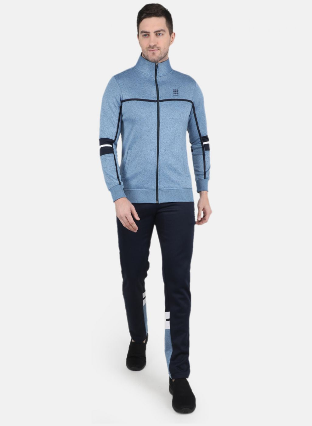 Rock.it Men Blue Solid Tracksuit