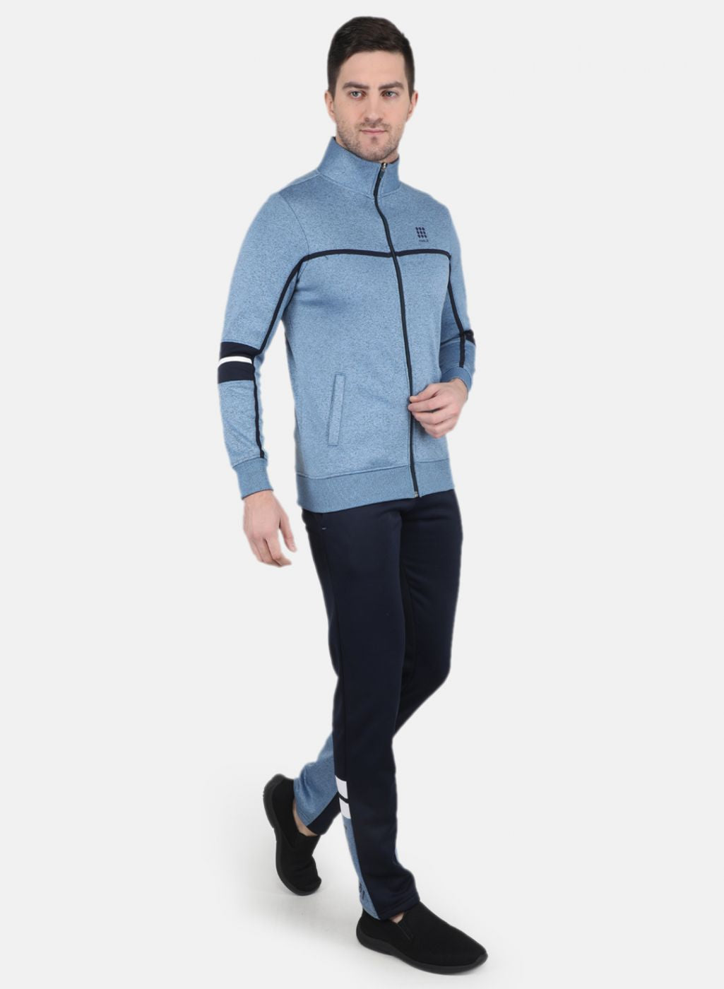 Rock.it Men Blue Solid Tracksuit