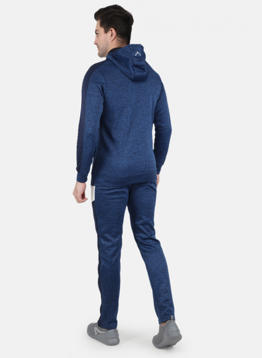 Rock.it Men Blue Self Design Tracksuit