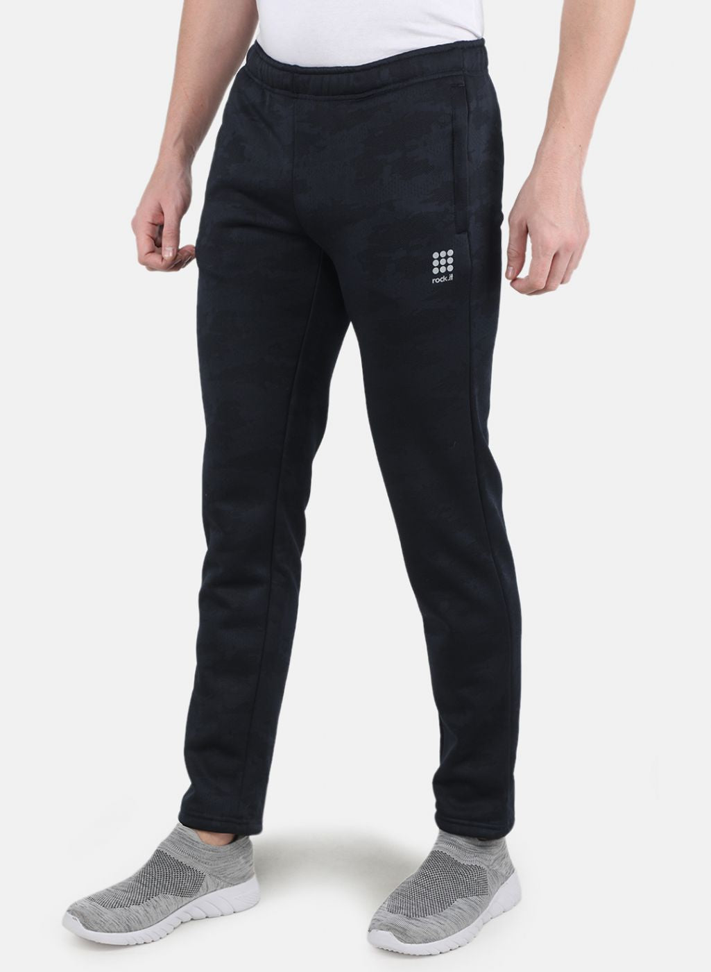 Rock.it Men Navy Blue Smart Fit Track Pant