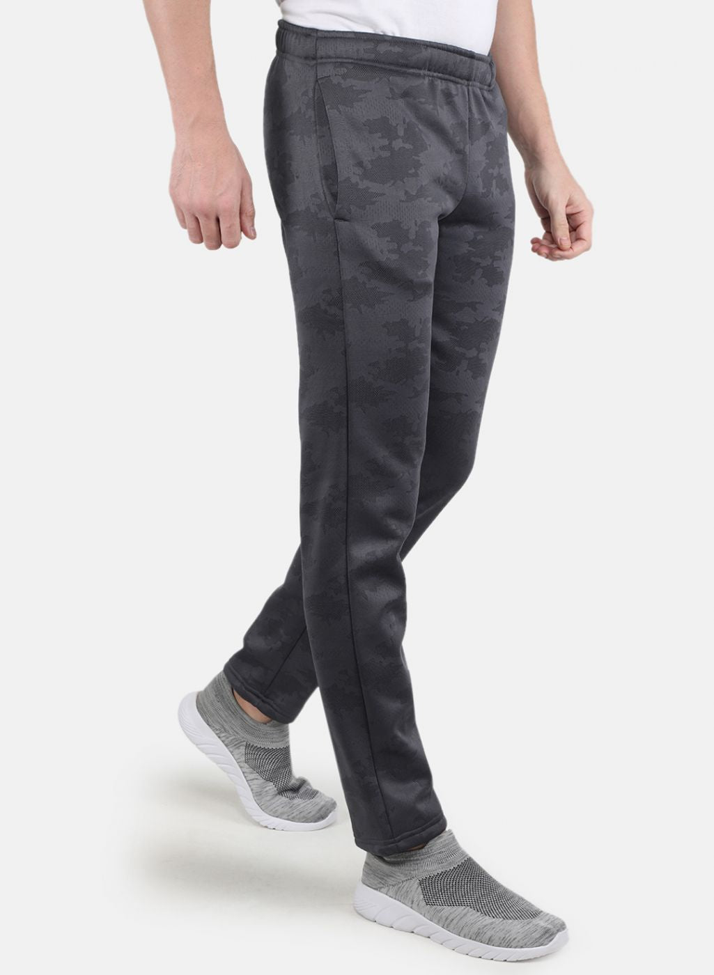 Rock.it Men Grey Smart Fit Track Pant