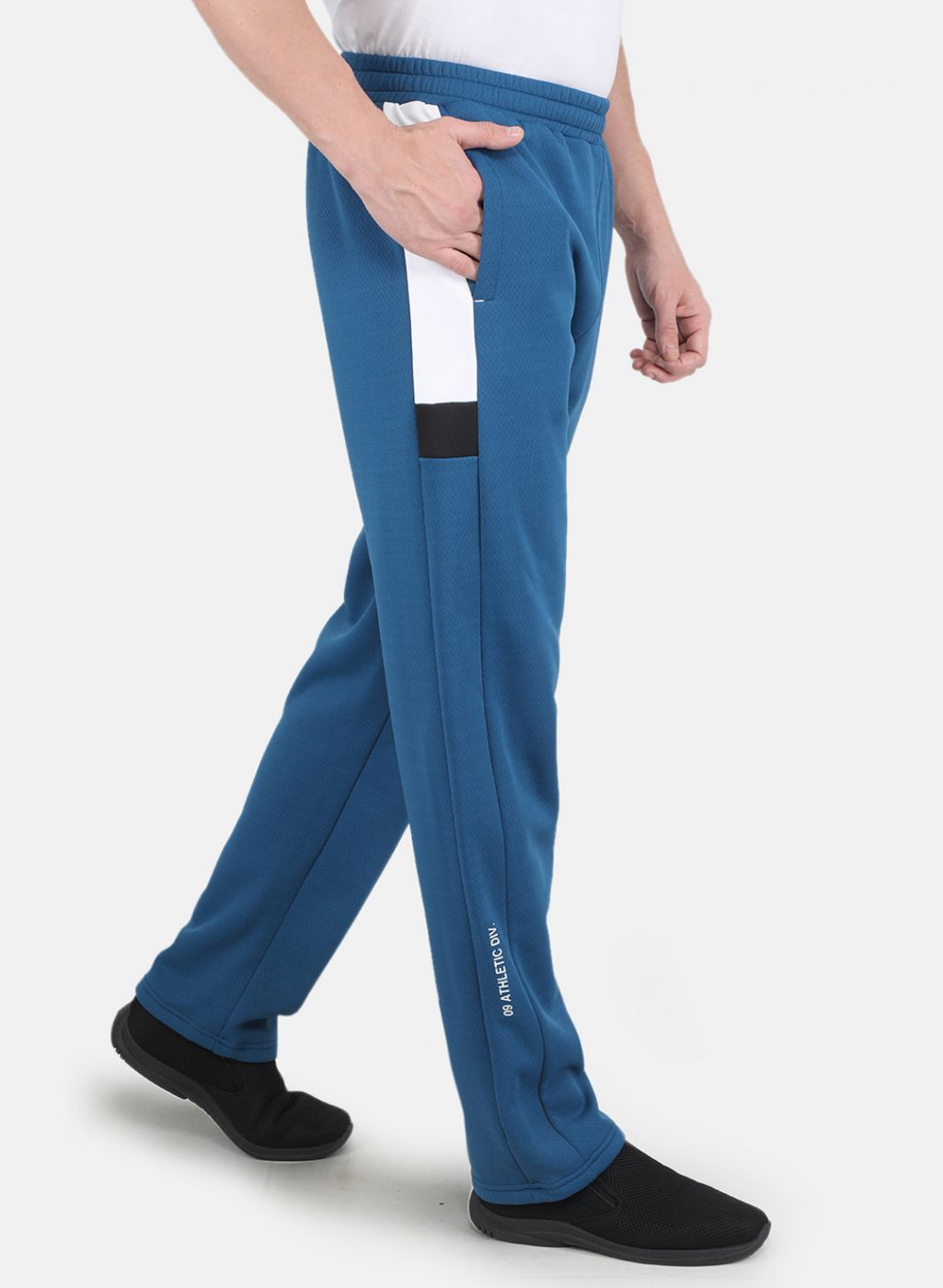 Rock.it Men Teal Blue Smart Fit Track Pant