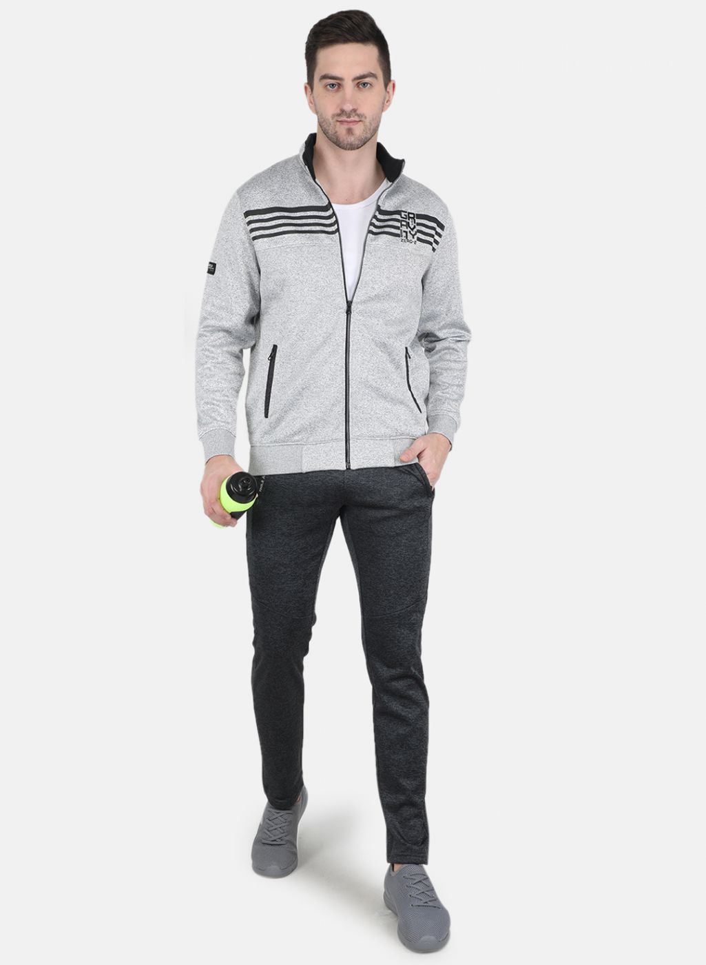 Rock.it Men Grey Regular Fit Lower