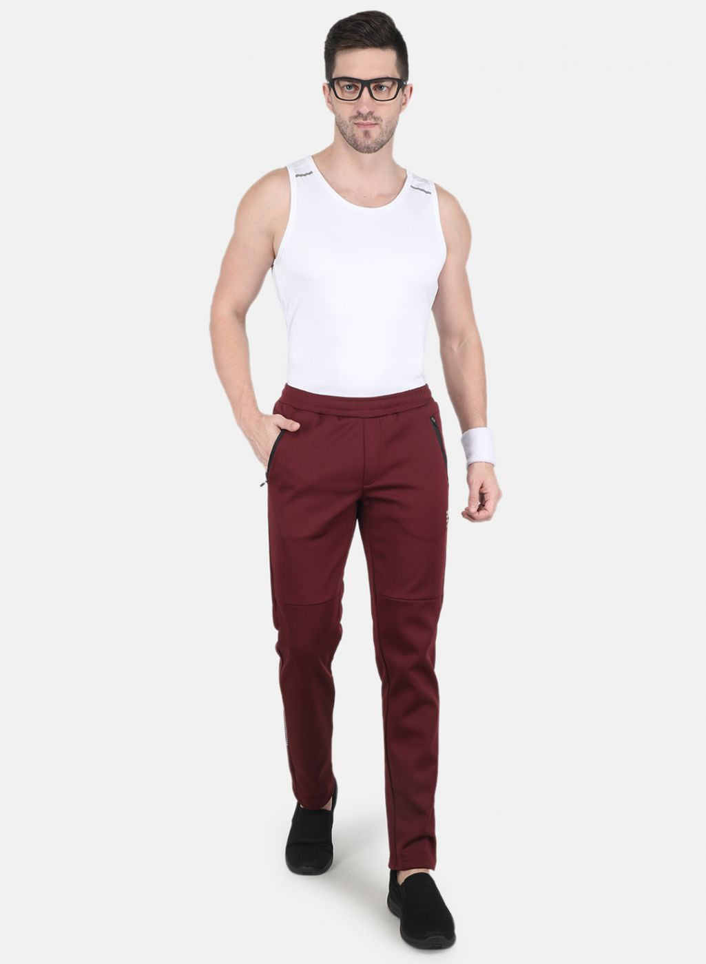 Rock.it Men Maroon Regular Fit Lower