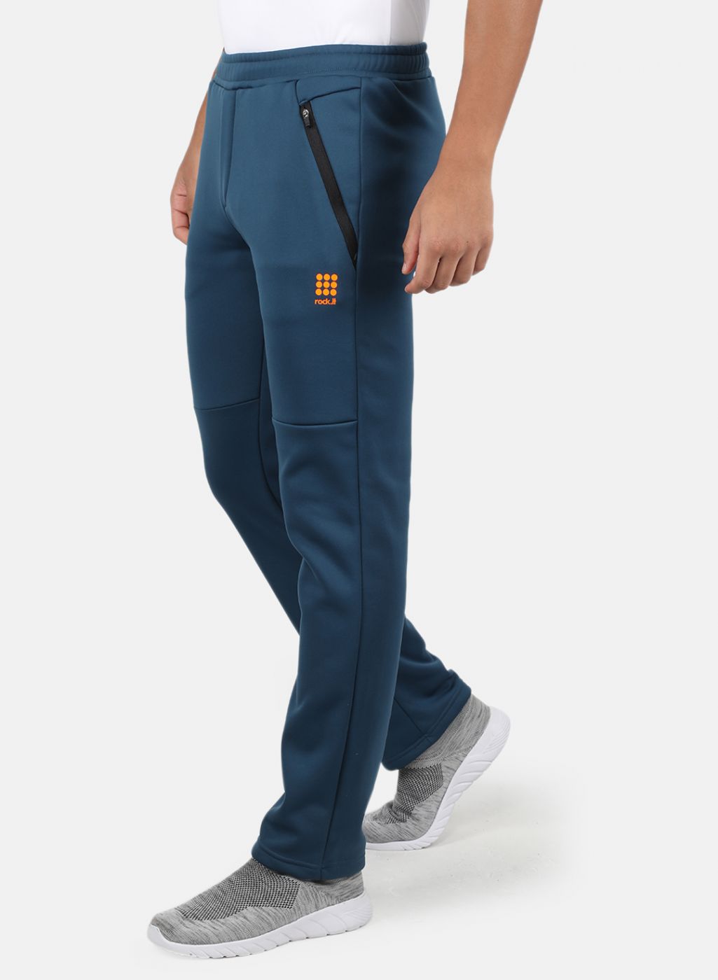 Rock.it Men Teal Blue Smart Fit Track Pant