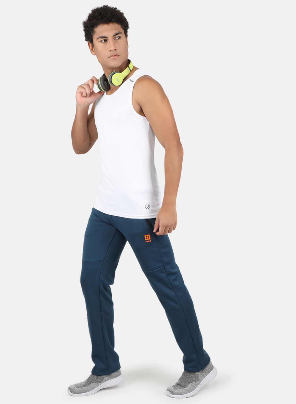 Rock.it Men Teal Blue Smart Fit Track Pant