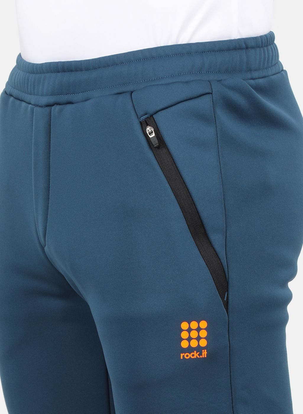 Rock.it Men Teal Blue Smart Fit Track Pant