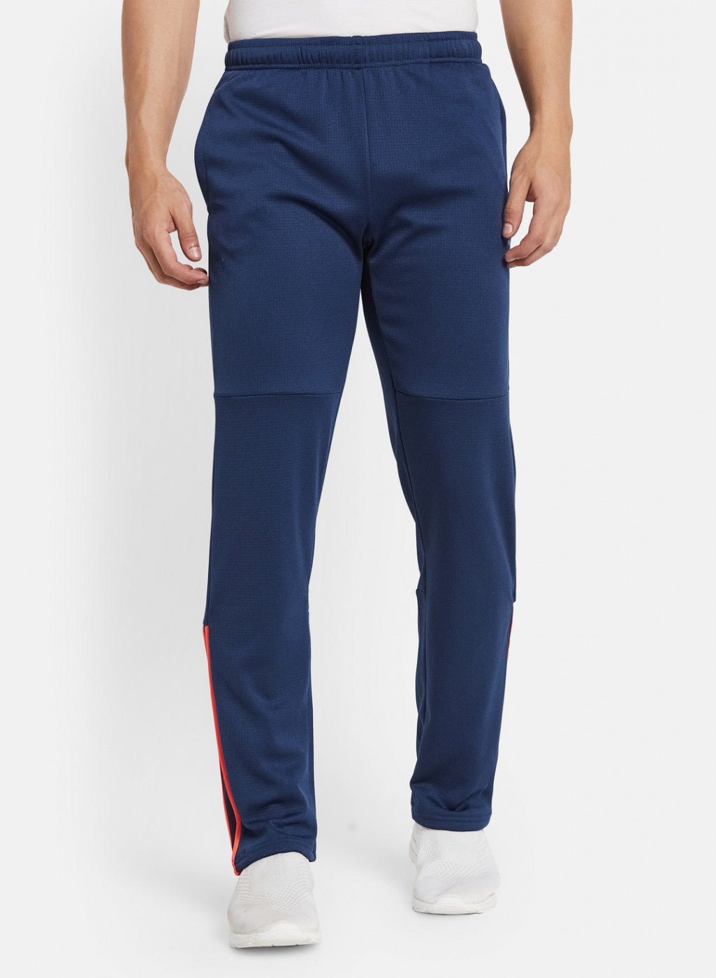 Rock.it Men Navy Blue Solid Trackpant