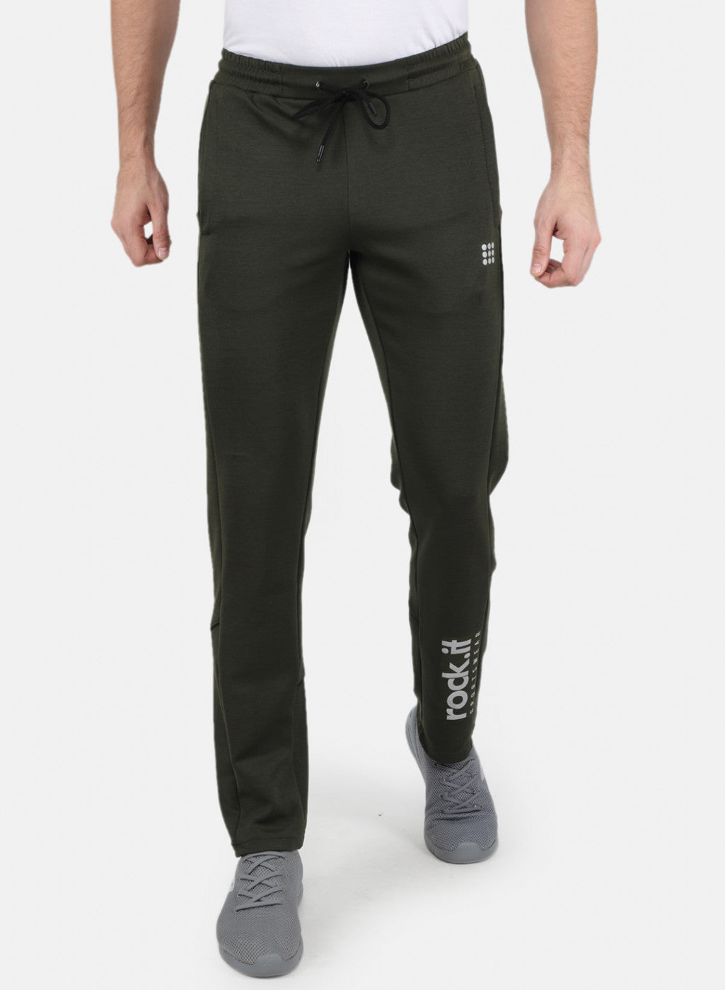 Rock.it Men Olive Regular Fit Lower