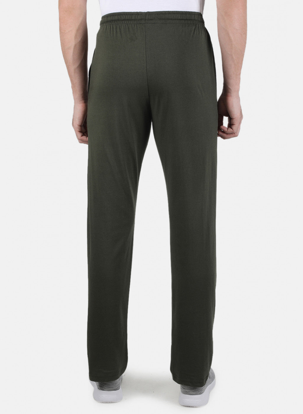 Men Olive Plain Lower