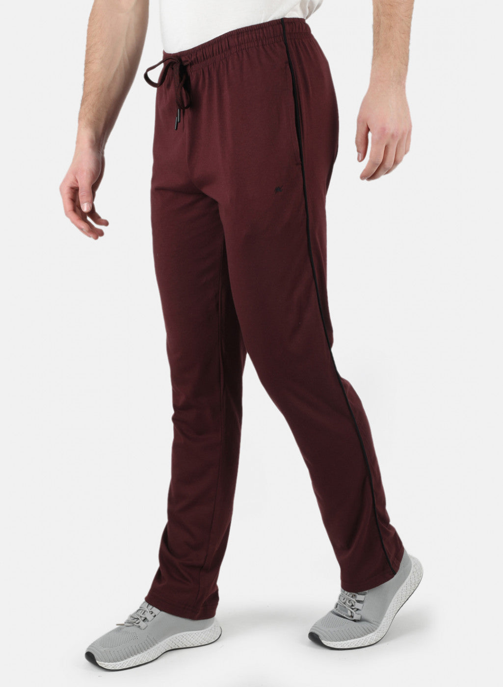 Men Maroon Plain Lower