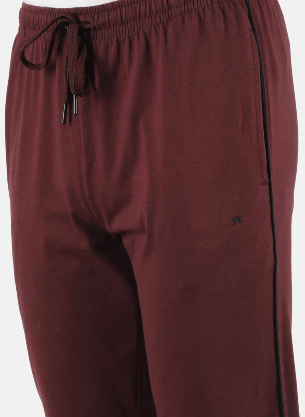 Men Maroon Plain Lower