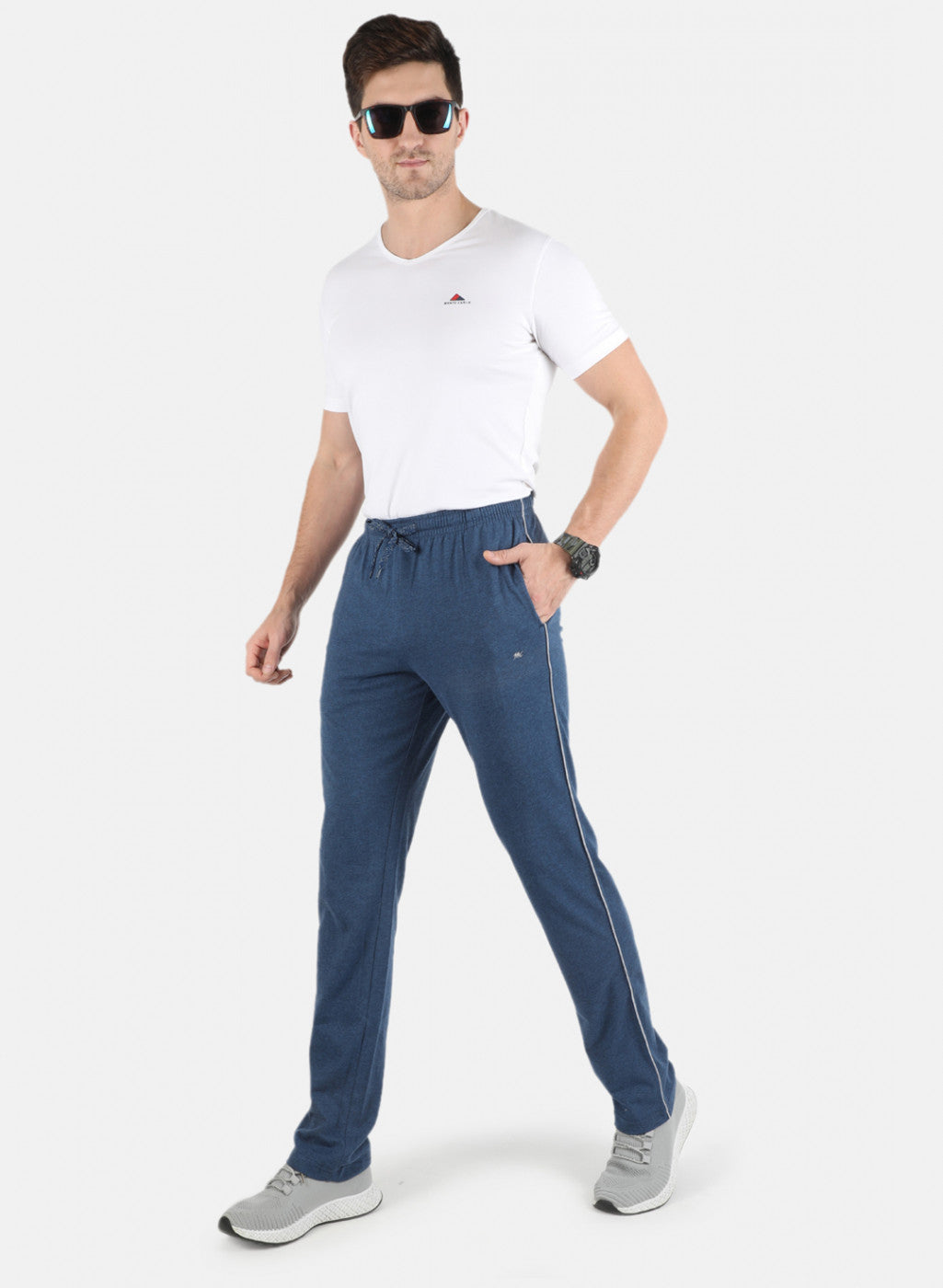Men Blue Regular Fit Lower