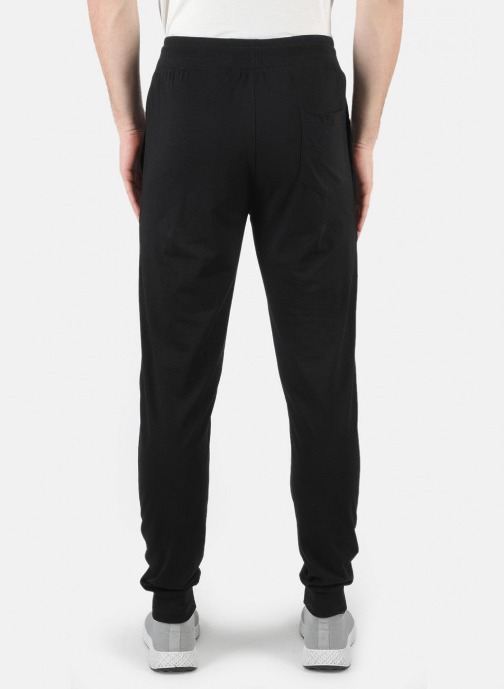 Men Black Plain Lower