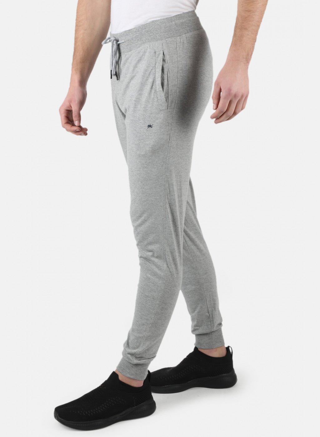 Men Grey Plain Lower