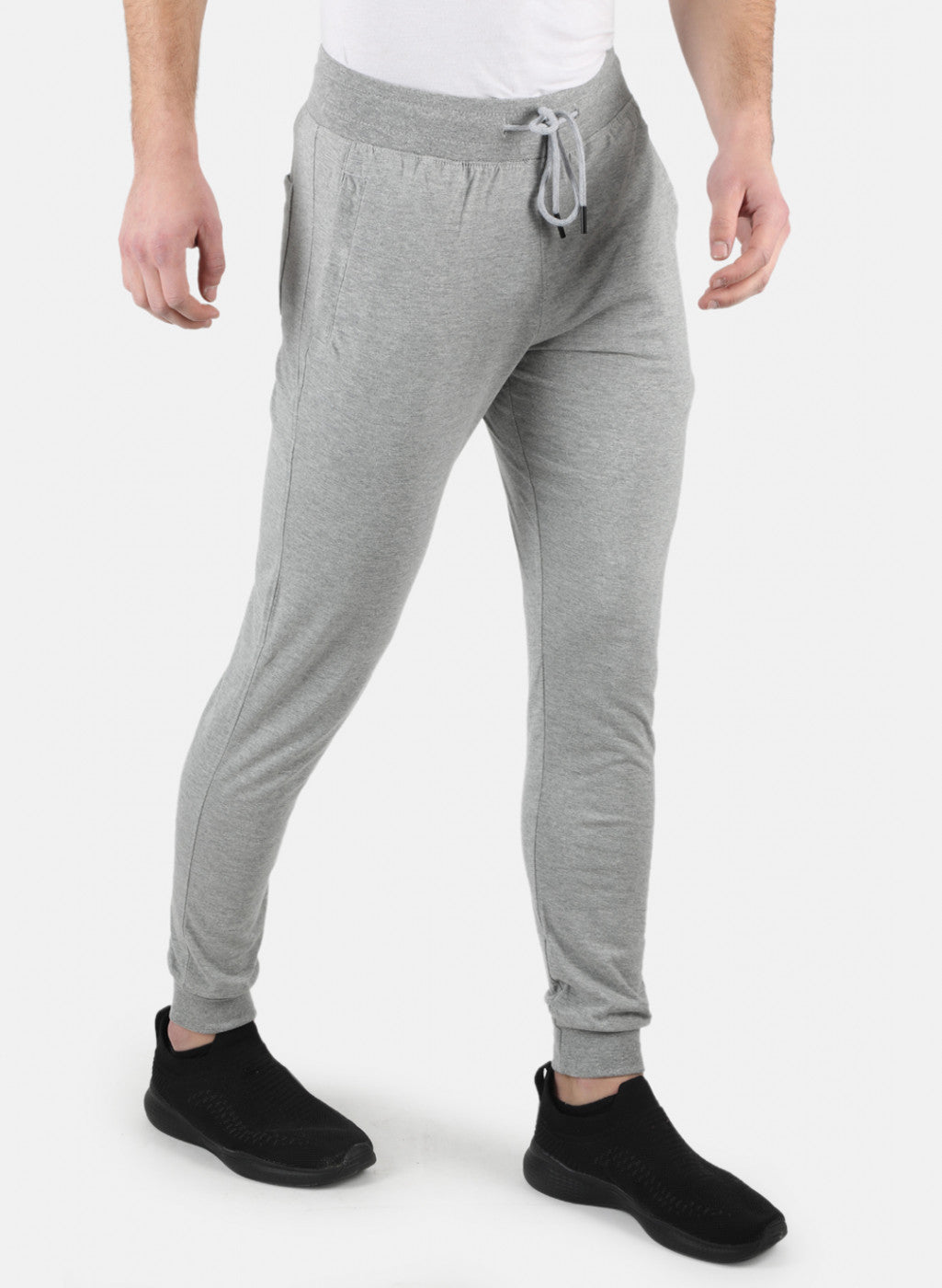 Men Grey Plain Lower