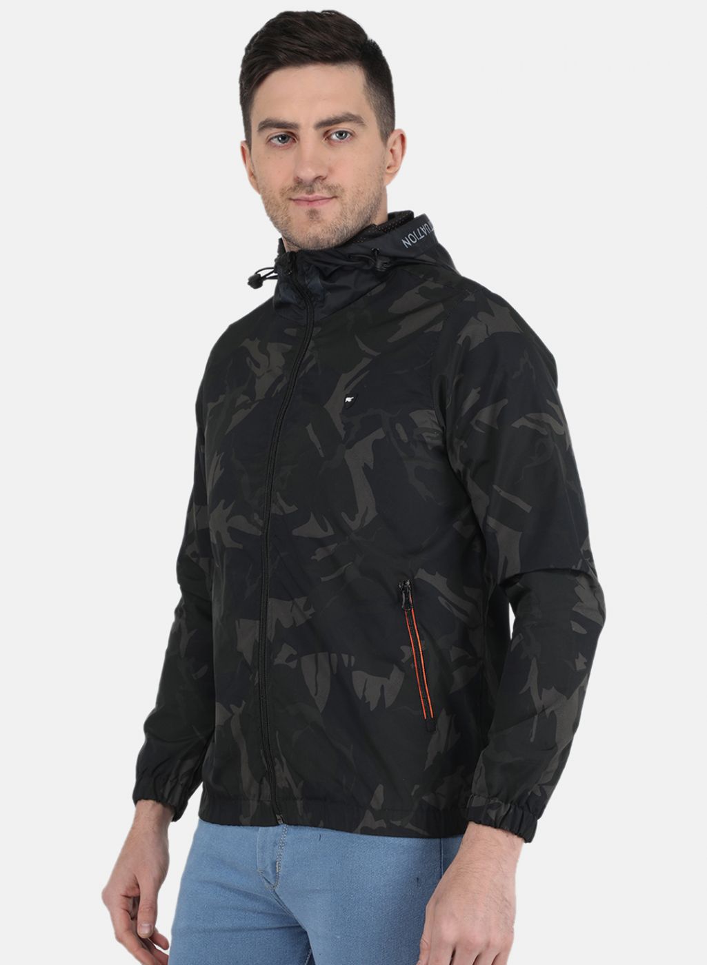 Men Black Solid Jacket