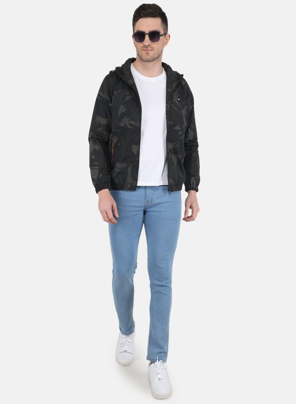 Men Black Solid Jacket