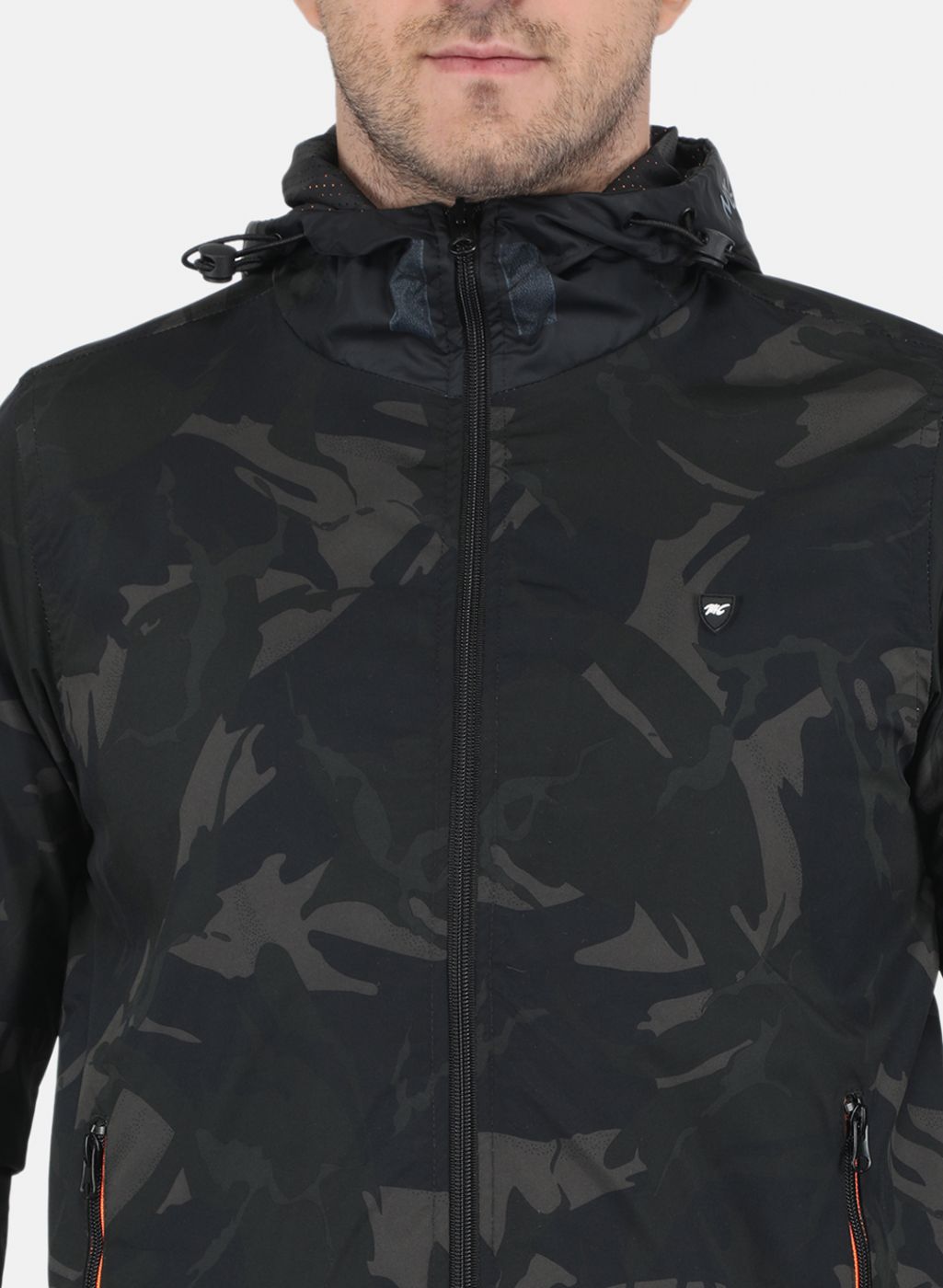 Men Black Solid Jacket