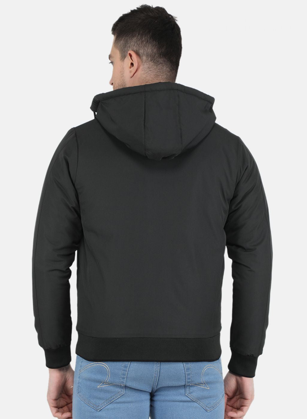 Men Olive Solid Jacket