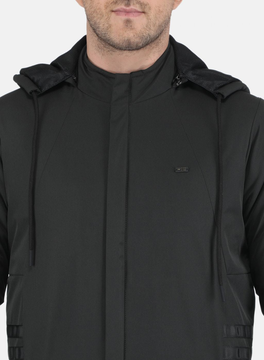 Men Olive Solid Jacket