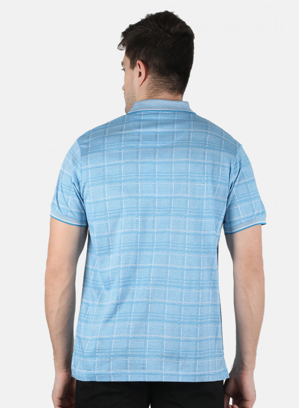 Men Blue Stripe T-Shirt