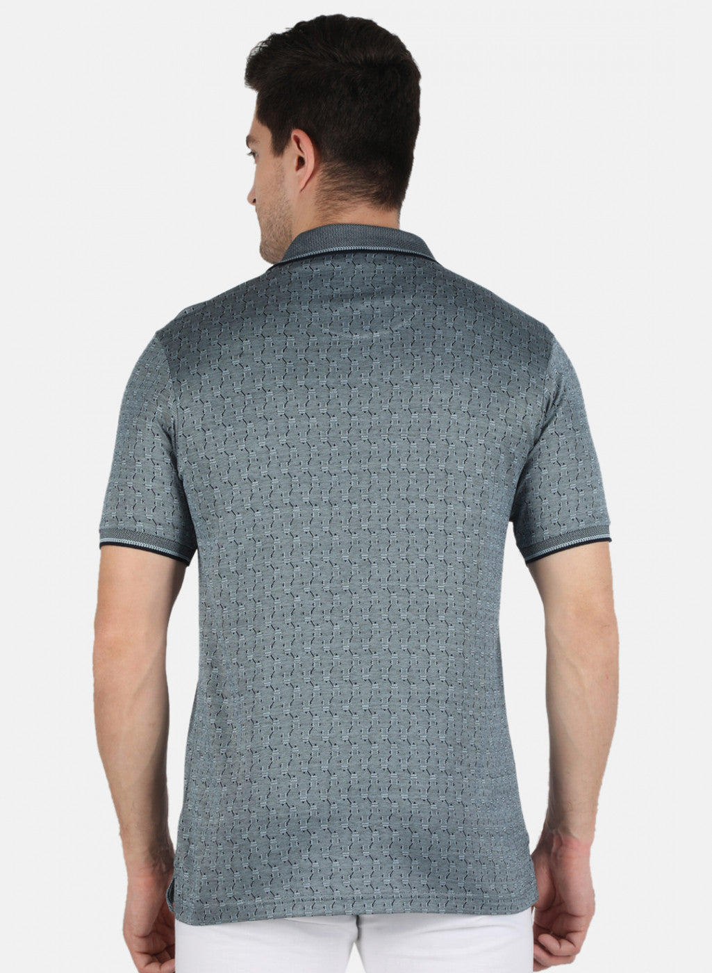 Men Blue Stripe T-Shirt