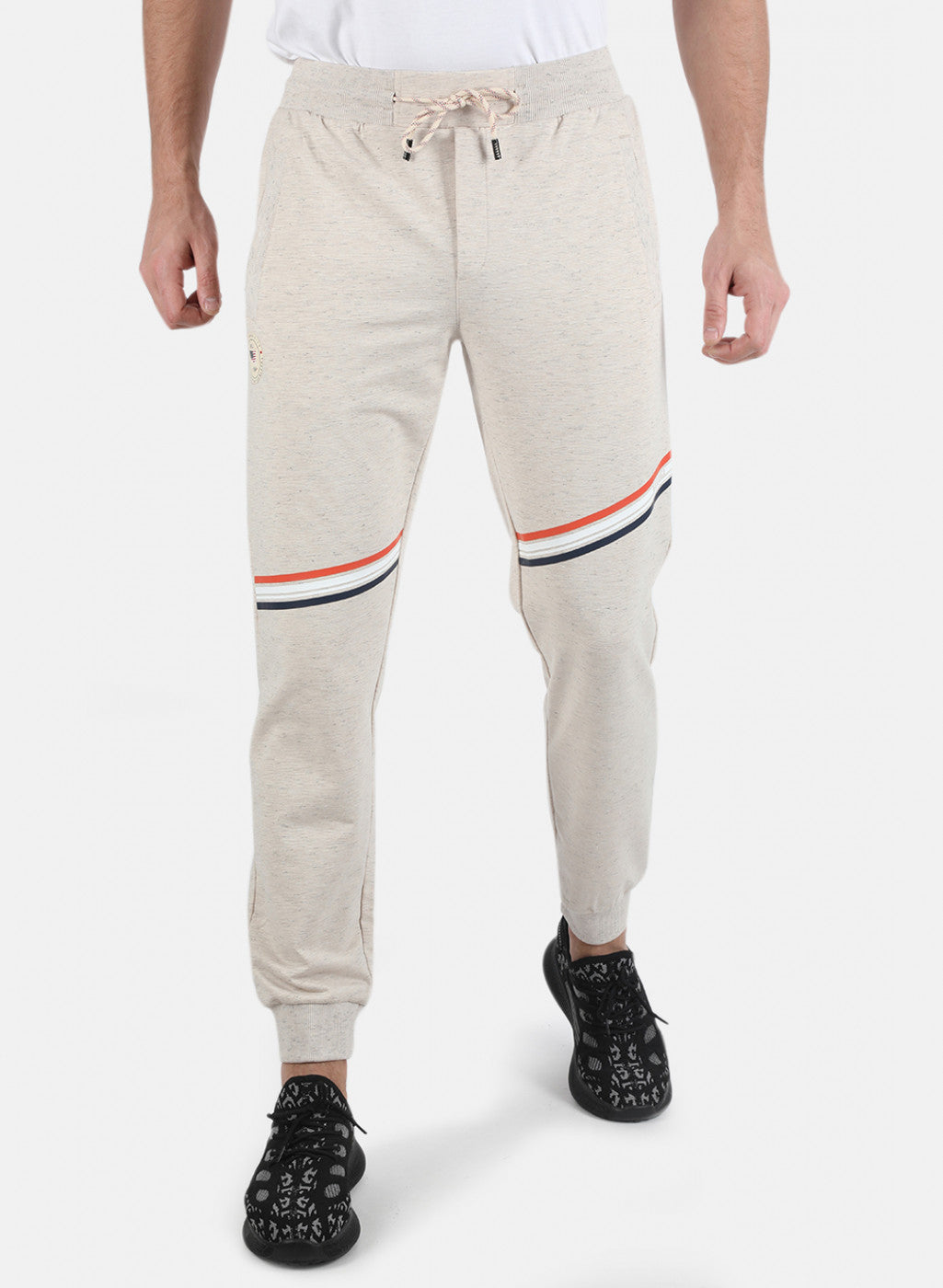 Men Beige Regular Fit Lower