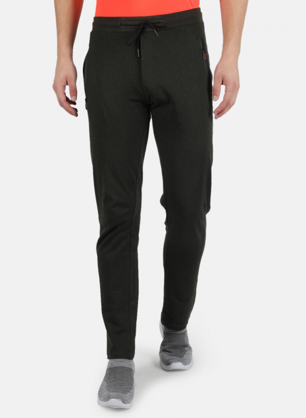 Men Olive Printed Lower