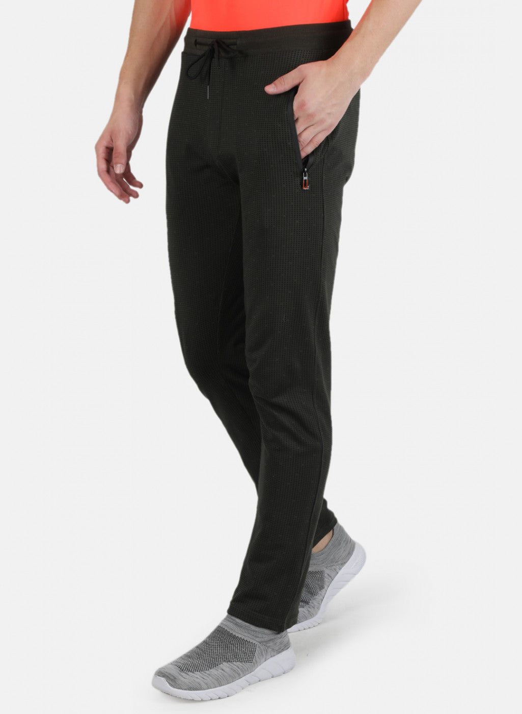 Men Olive Printed Lower