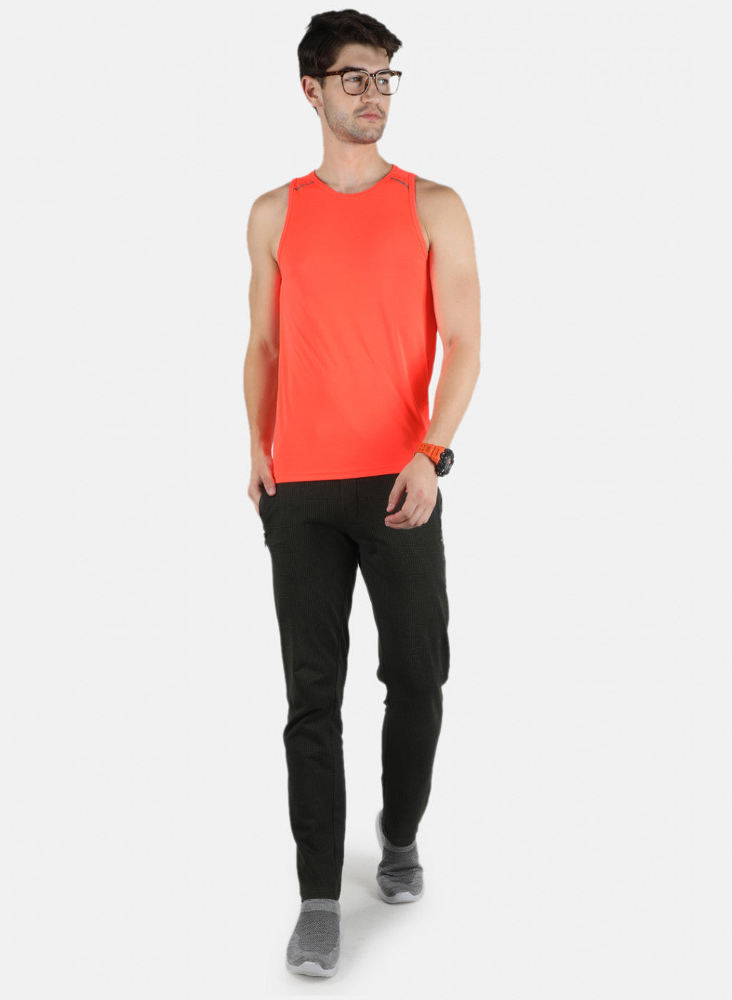 Men Olive Printed Lower