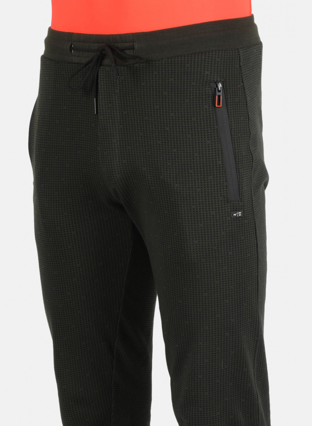 Men Olive Printed Lower