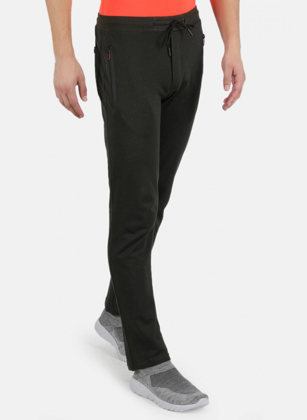 Men Olive Printed Lower