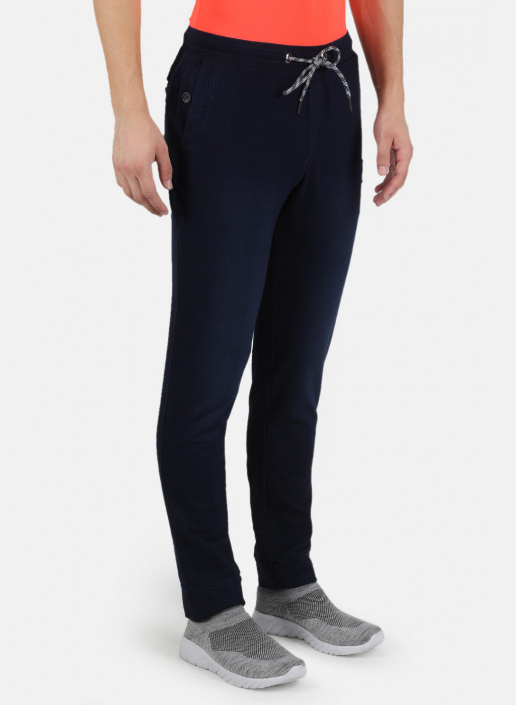 Men NAvy Blue Plain Lower