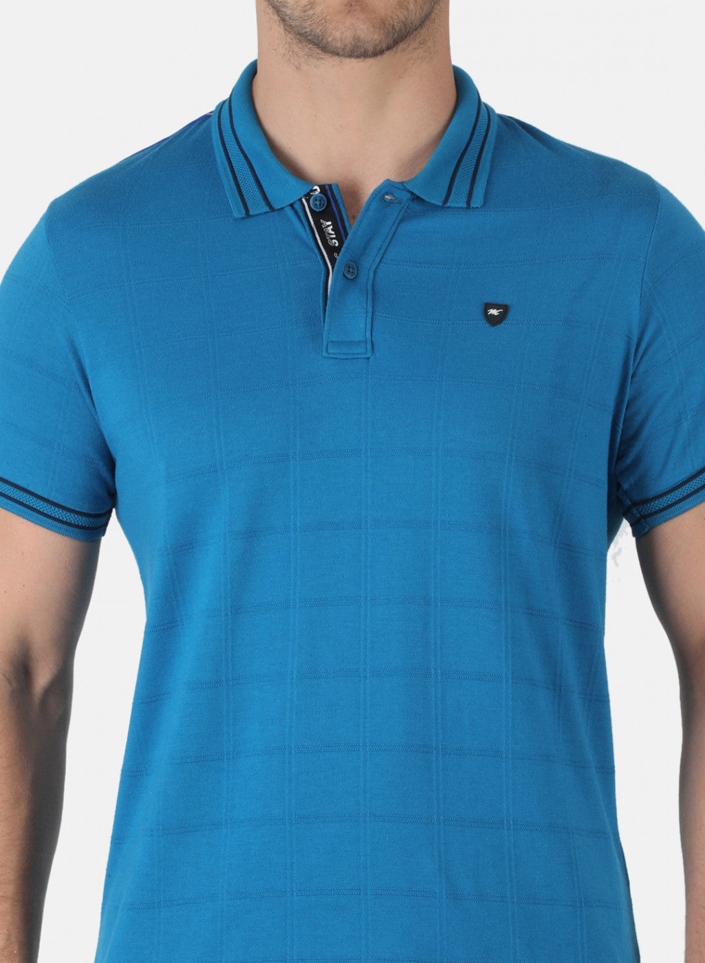 Men Blue Plain Lower Set